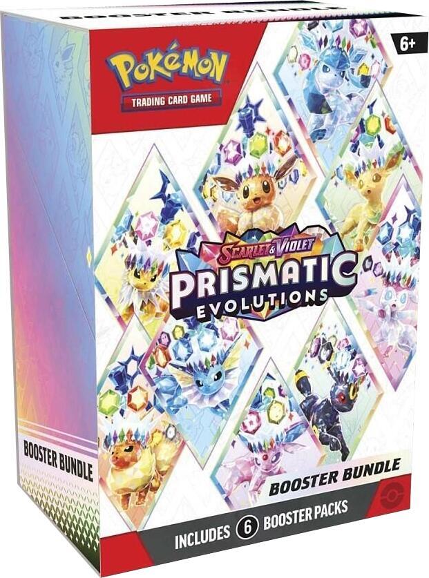 Pokémon TCG: Prismatic Evolutions Booster Bundle (6 Packs)