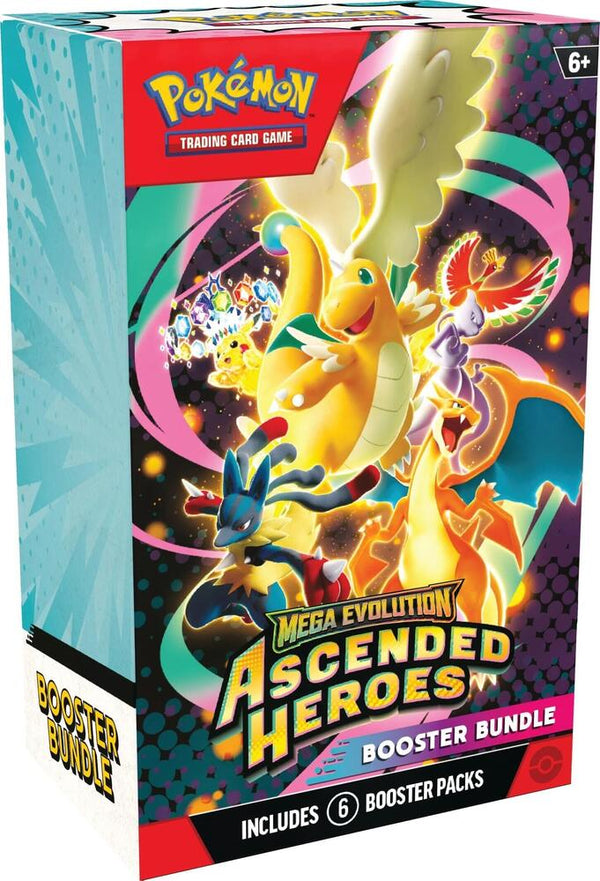 Pokémon TCG: Ascended Heroes Booster Bundle (6 Packs)